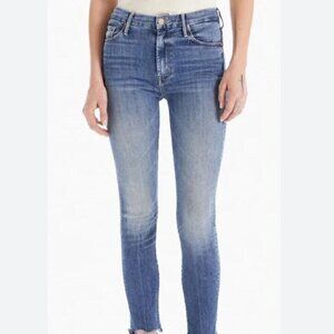 Mother The Looker Ankle Fray jeans blue size 24